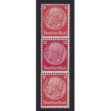 ALEMANIA 1934 ESTAMPILLAS SE-TENANT ZUSAMMENDRUCKE NUEVAS CON GOMA DE GRAN CALIDAD